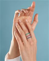 Fabriano - Piazza del Comune 25 - Anillo Bliss Mujer in Oro blanco Rubino 0.80 Ct 20091475 - 20091475